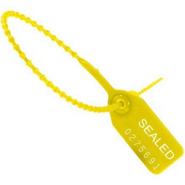 Bsc Preferred 15'' Yellow Pull-Tight Seals, 100PK H-1344Y